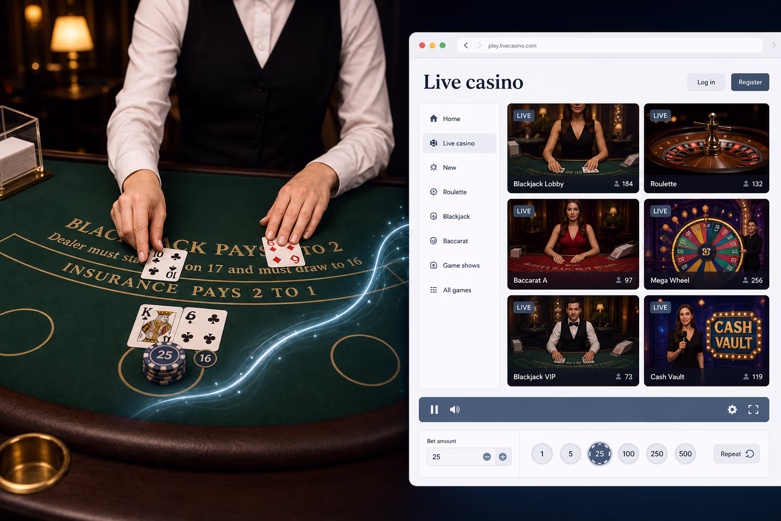 Real Money Gameplay and Transactions